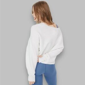Aerie Home Stretch Drop Sleeve Sweater